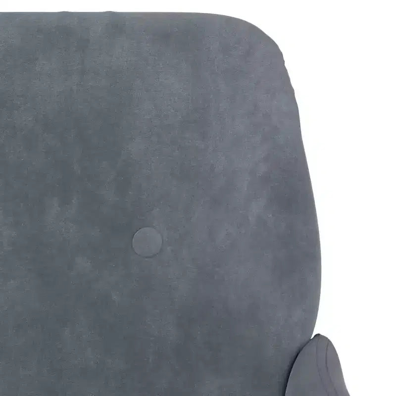 Poltrona Grigio Scuro 24,4x31,1x31,1 Velluto - Grigio Scuro