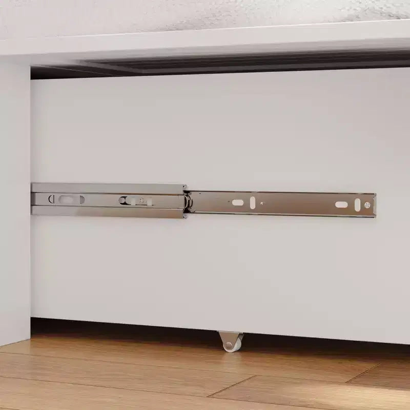 Letto a scomparsa matrimoniale salvaspazio con design pieghevole e contenitore integrato