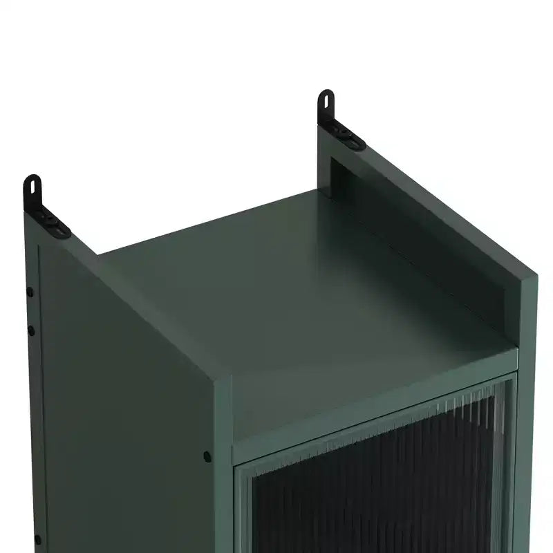 Mobile Contenitore Moderno con Anta in Vetro Temperato da 35 cm