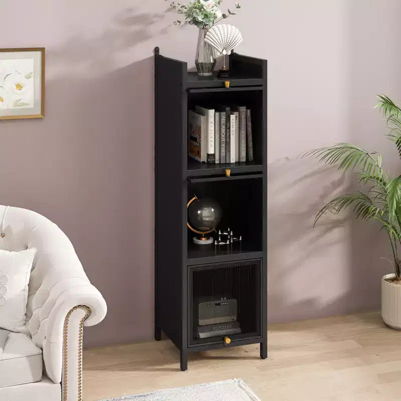 Mobile Contenitore Moderno con Anta in Vetro Temperato da 35 cm