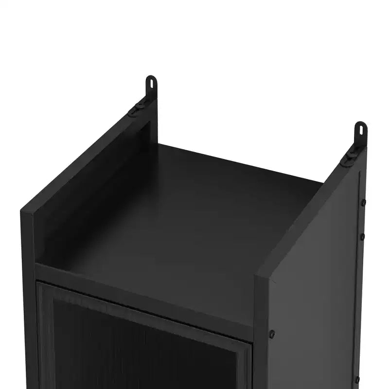 Mobile Contenitore Moderno con Anta in Vetro Temperato da 35 cm
