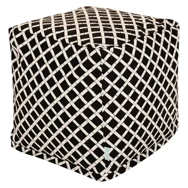 Pouf Cubo - Bambù Bruciato