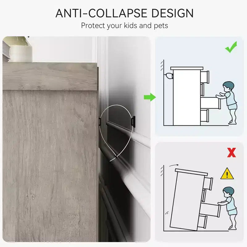 Cassettiera da camera da letto con 6 cassetti, comò alto grigio da 45 con spazio contenitivo, cassettiera in legno per armadio per camera da letto, soggiorno, ingresso