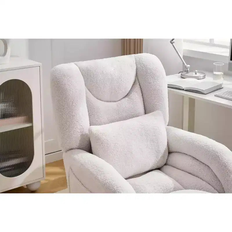 Sedia Girevole da Ufficio per Casa con Altezza Regolabile e Ruote per Studio, Camera da Letto