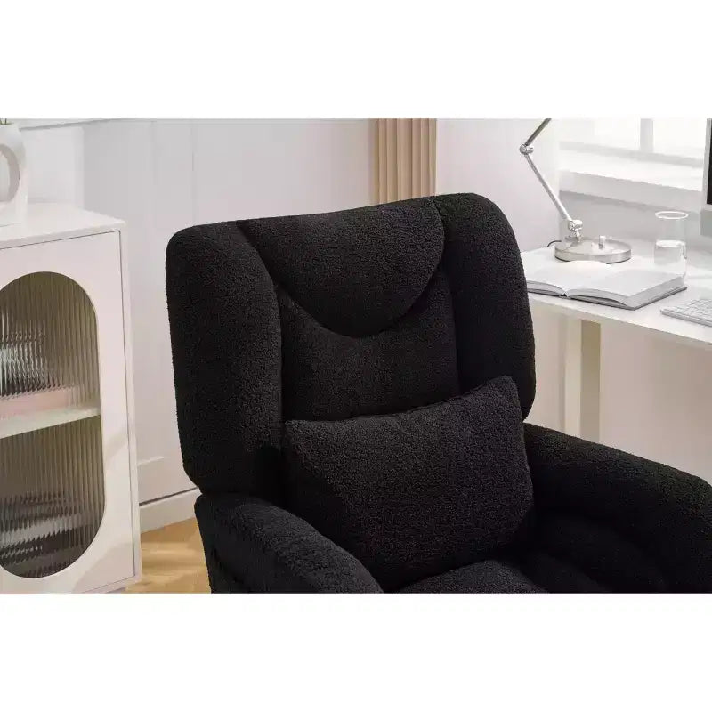 Sedia Girevole da Ufficio per Casa con Altezza Regolabile e Ruote per Studio, Camera da Letto